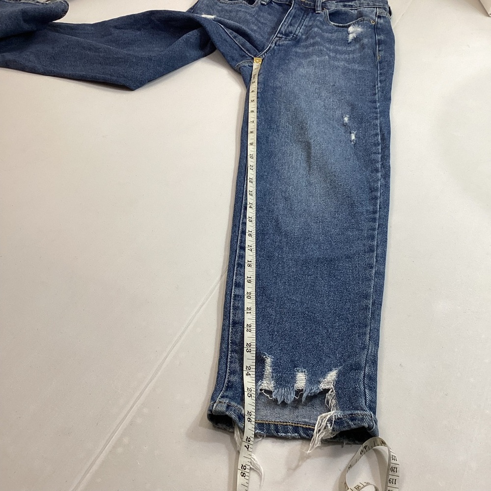 Calvin Klein High Rise Straight Button Fly Jeans - Picture 7 of 9